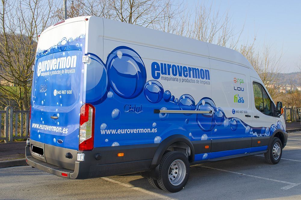 rotulación furgoneta eurovermon